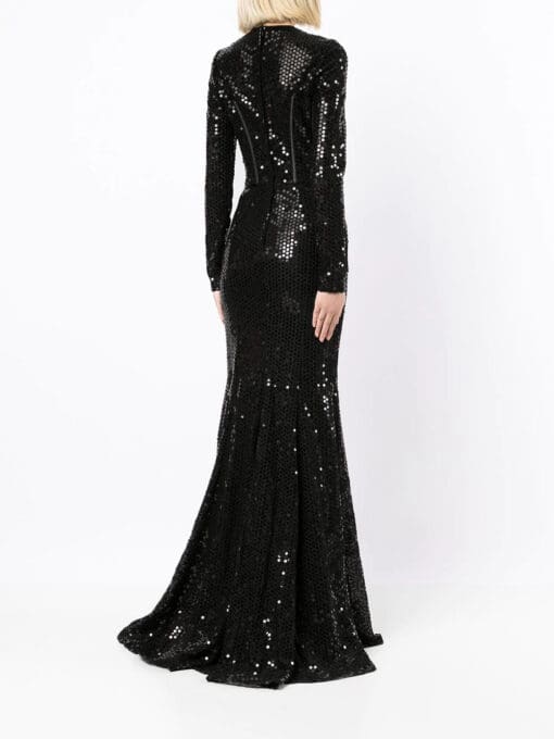 Dolce & Gabbana  sequin-embellished mermaid-cut dress - Image 4