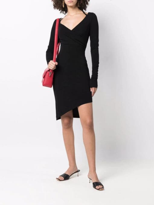 Off-White  halterneck-strap asymmetric dress - Image 2