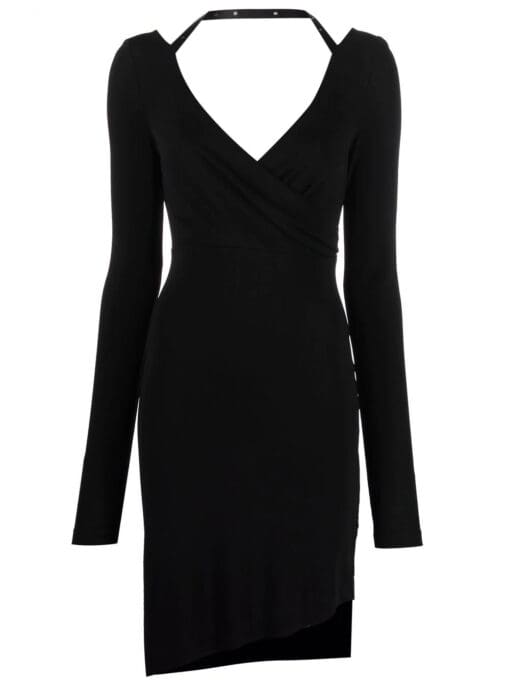 Off-White  halterneck-strap asymmetric dress