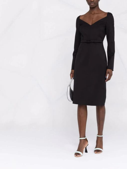 Valentino Garavani  VLogo fitted midi dress - Image 2