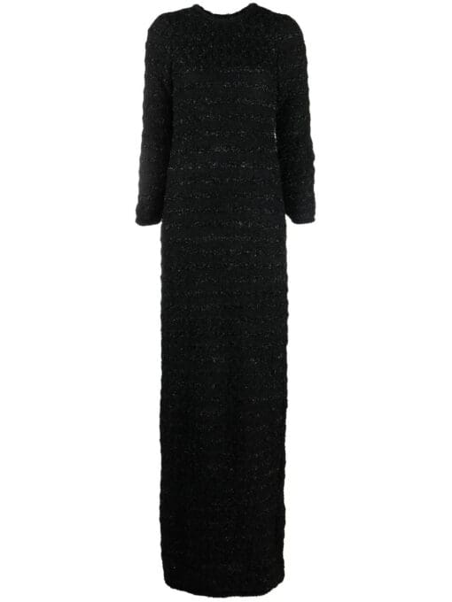 Balenciaga  tweed button-back dress