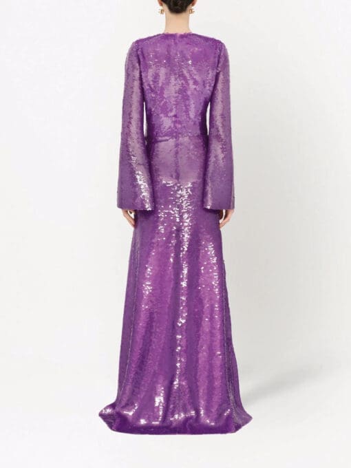 Dolce & Gabbana  sequin-embellished evening dress - Image 4