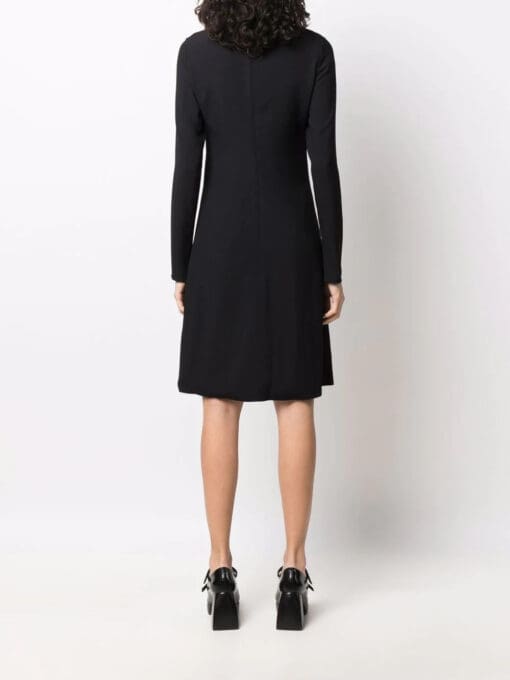 Versace  safety-pin cowl-neck dress - Image 4