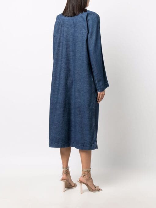 Valentino Garavani  V-neck denim dress - Image 4