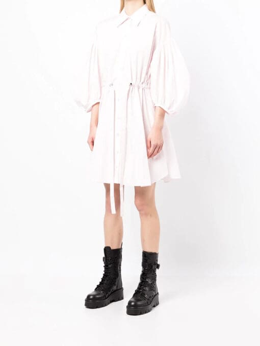 Alexander McQueen  puff-sleeve shirt dress - Image 3