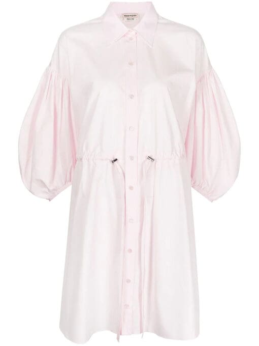 Alexander McQueen  puff-sleeve shirt dress