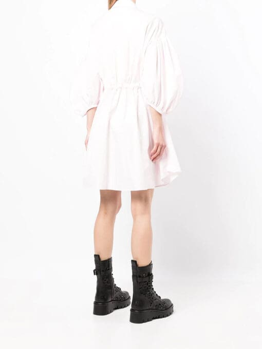 Alexander McQueen  puff-sleeve shirt dress - Image 4