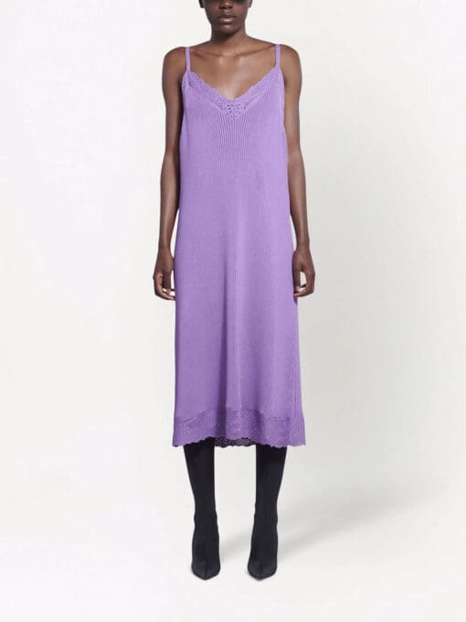 Balenciaga  ribbed knit slip dress - Image 2