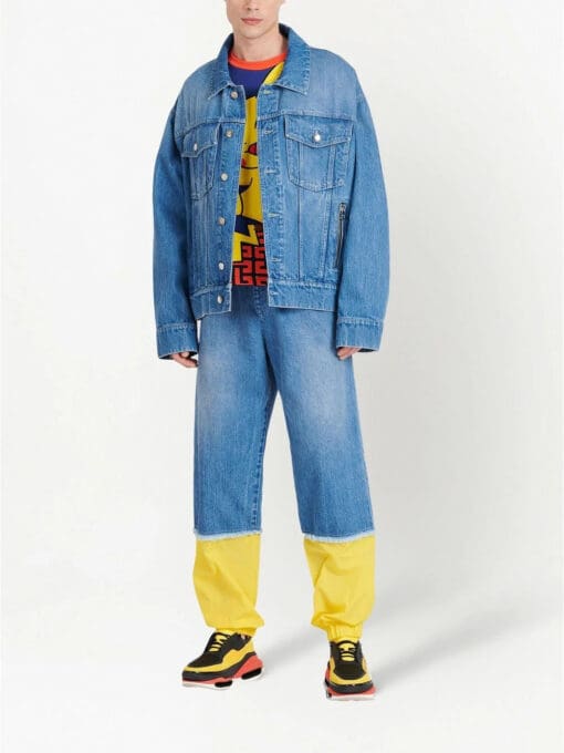 Balmain  x Pokémon denim Pikachu trucker jacket - Image 2