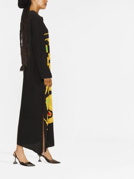 Valentino Garavani  graphic-print silk maxi dress - Image 4