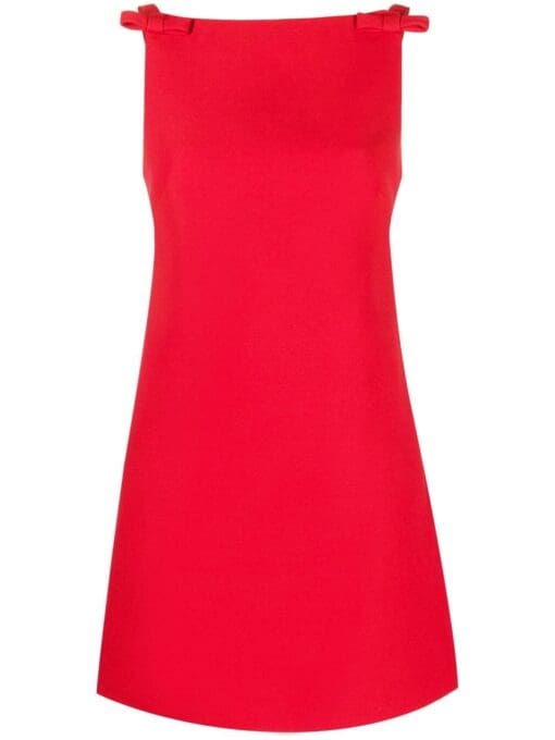 Valentino Garavani  bow-embellished sleeveless mini dress