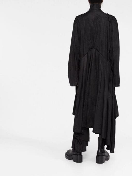 Balenciaga  Catwalk Pleated Stretch Dress - Image 4