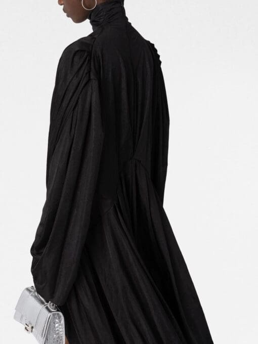 Balenciaga  Catwalk Pleated Stretch Dress - Image 3