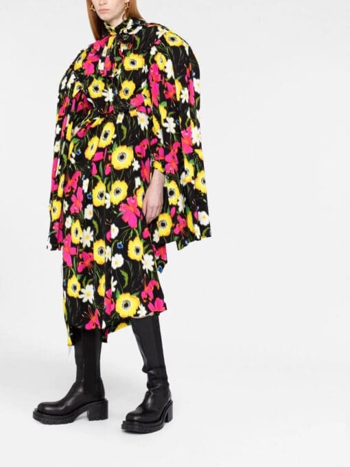 Balenciaga  Blurry Bouquet hand-stitched dress - Image 4