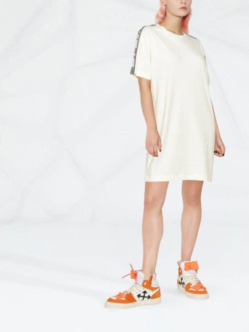 Off-White  side-stripe T-shirt dress - Image 3