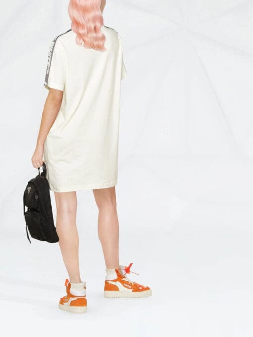 Off-White  side-stripe T-shirt dress - Image 4