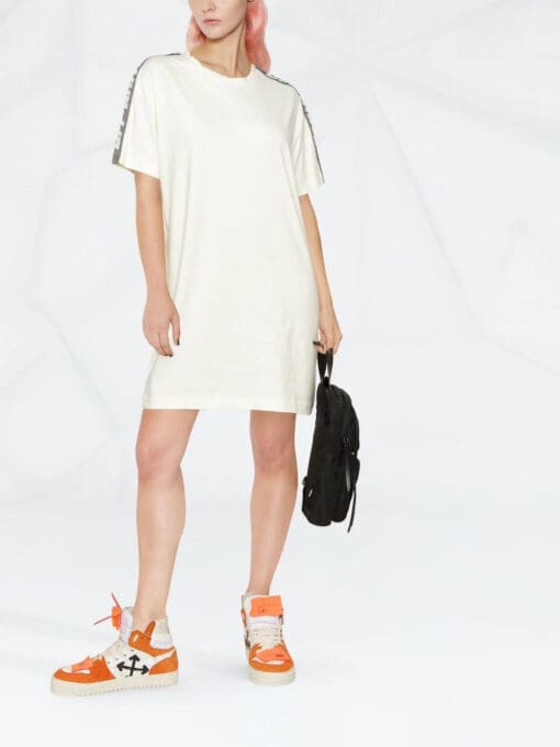 Off-White  side-stripe T-shirt dress - Image 2