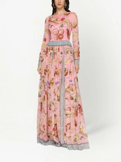 Dolce & Gabbana  graphic-print maxi dress - Image 3