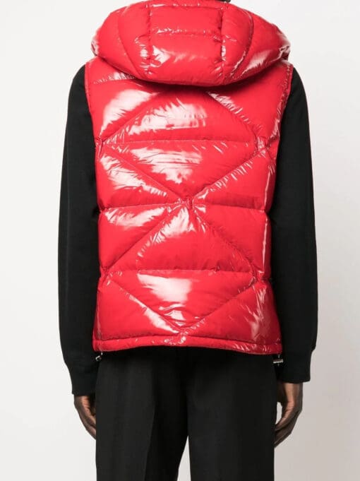 Philipp Plein  high-shine quilted gilet jacket - Image 4