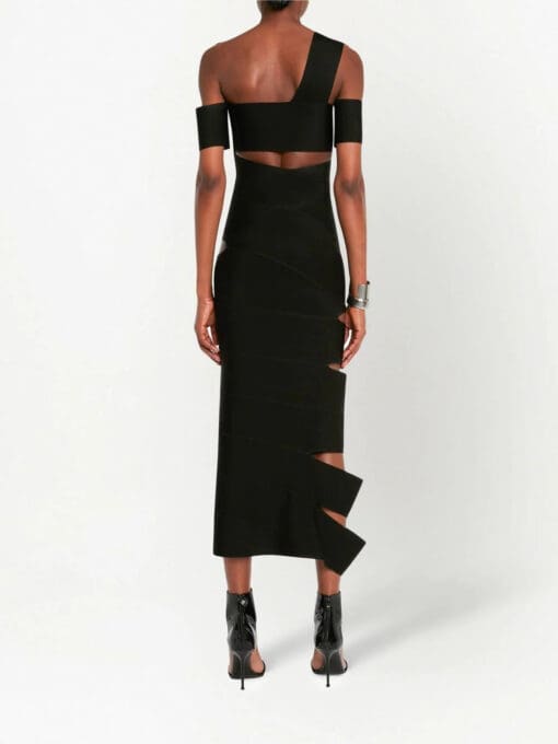 Alexander McQueen  cut-out one-shoulder dress - Image 4