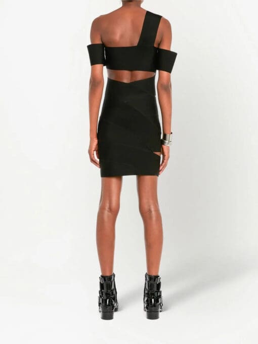 Alexander McQueen  cut-out detail mini dress - Image 4