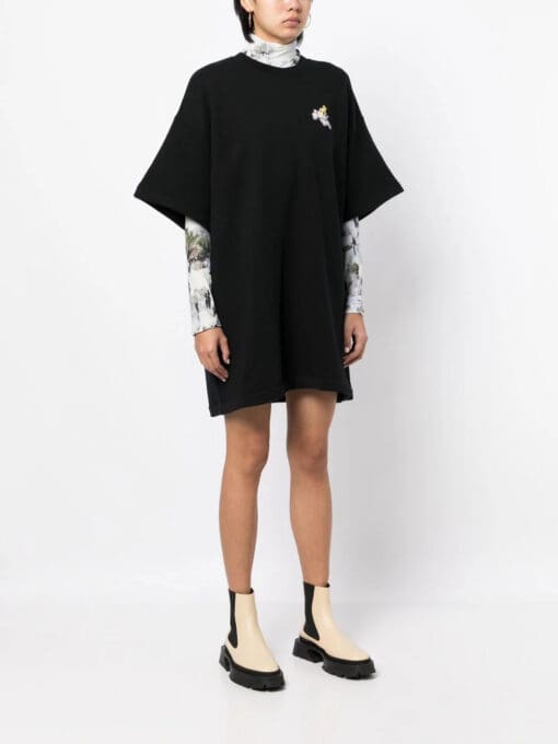 Off-White  floral arrows T-shirt dress - Image 4