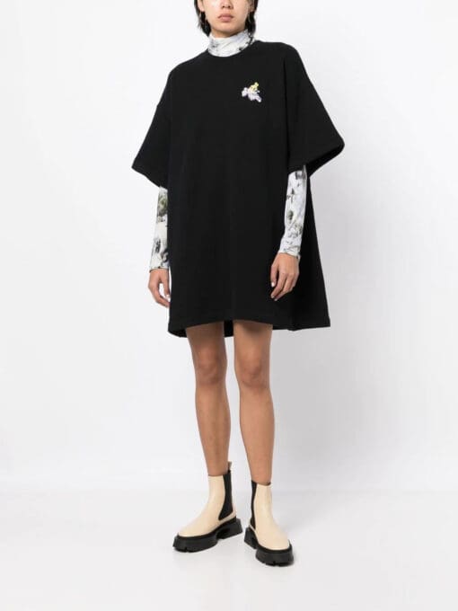 Off-White  floral arrows T-shirt dress - Image 3