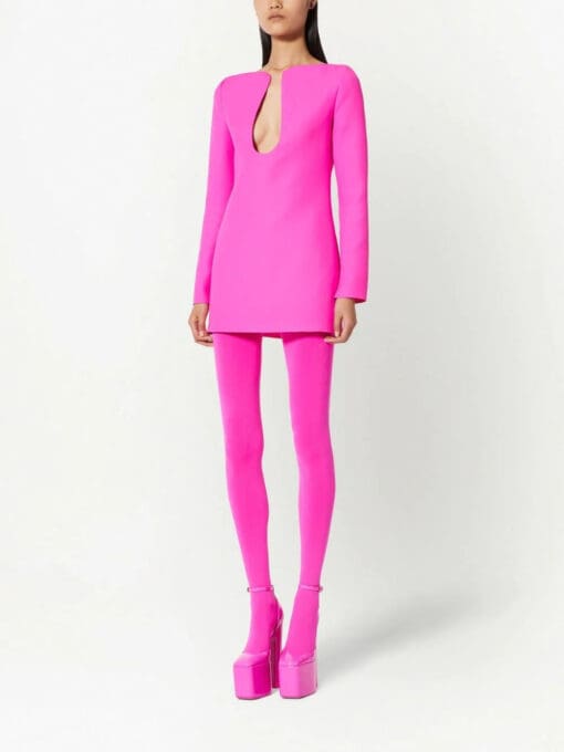 Valentino Garavani  Crepe Couture short dress - Image 3