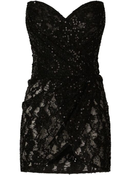 Dolce & Gabbana  sequin-embellished strapless dress