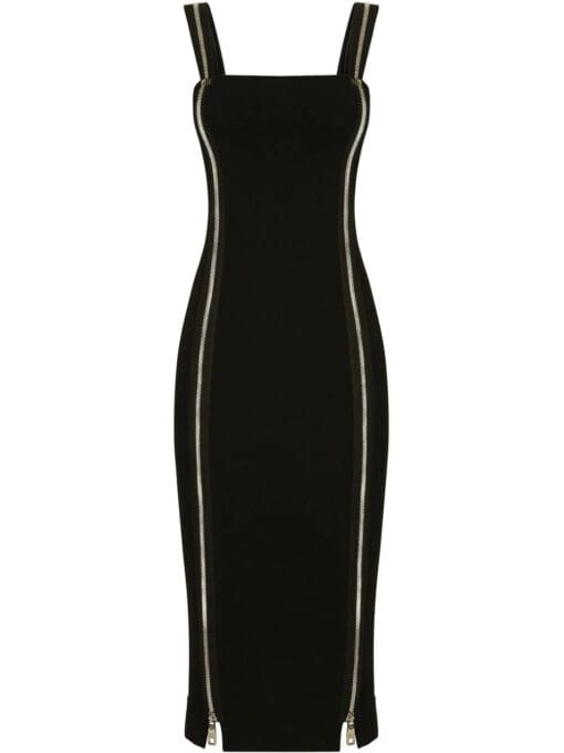 Dolce & Gabbana  zip-detail sleeveless midi dress