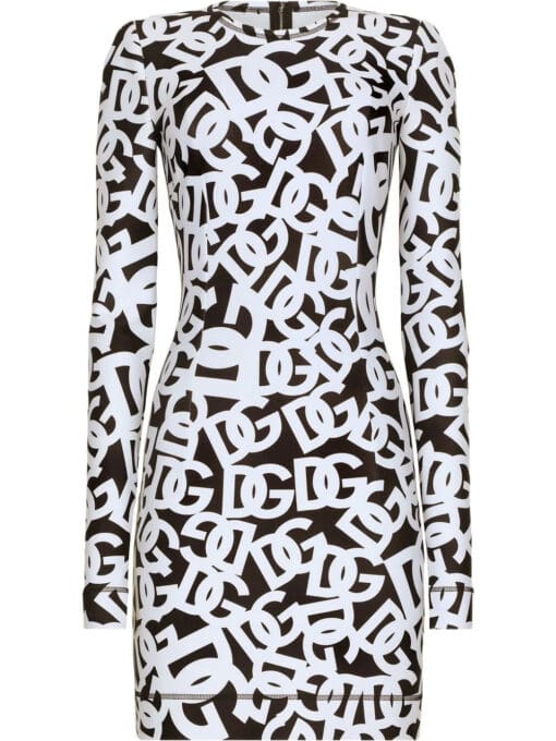 Dolce & Gabbana  logo-print bodycon dress