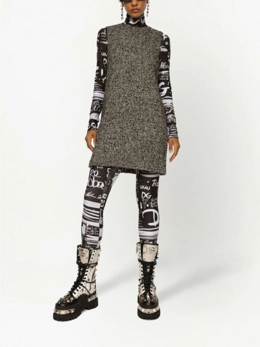 Dolce & Gabbana  tweed sleeveless shift dress - Image 2