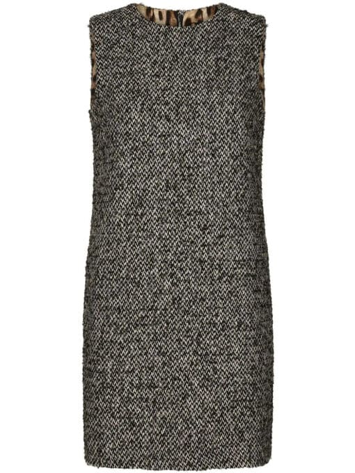 Dolce & Gabbana  tweed sleeveless shift dress