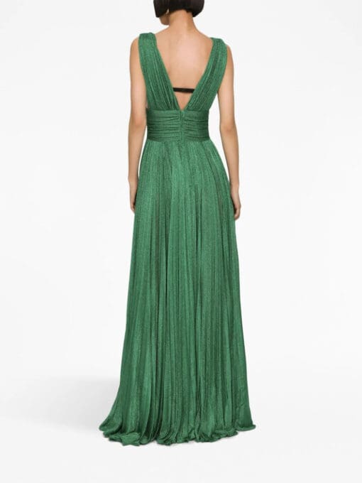 Dolce & Gabbana  ruched lamé-effect dress - Image 3