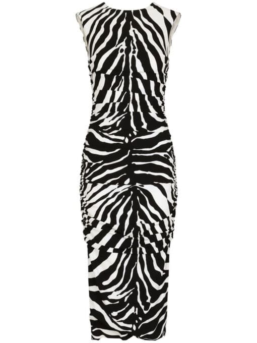 Dolce & Gabbana  zebra-print midi pencil dress