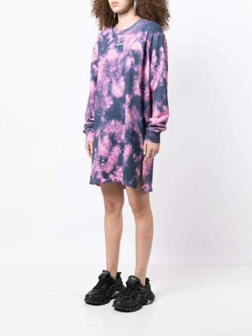 Off-White  Arrows tie-dye sweatshirt dress - Image 3