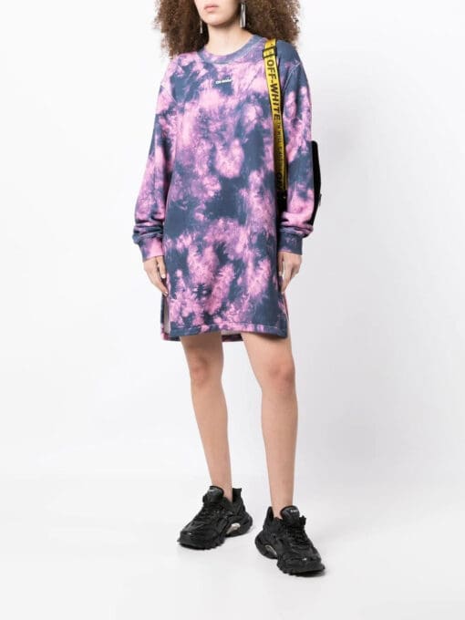 Off-White  Arrows tie-dye sweatshirt dress - Image 2