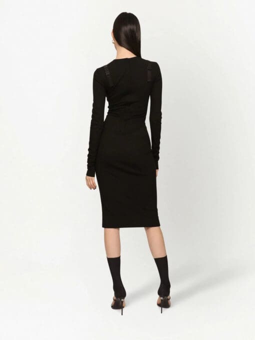 Dolce & Gabbana  trompe l'oeil-detailed sheath dress - Image 4