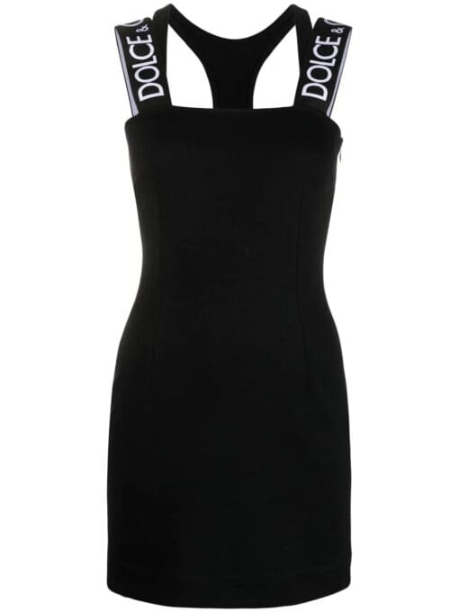 Dolce & Gabbana  logo-strap detail mini dress