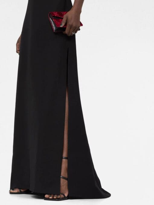 Valentino Garavani  off-shoulder slit-detail dress - Image 4