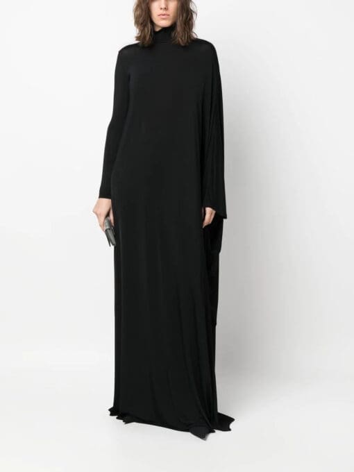 Balenciaga  funnel-neck long-sleeve dress - Image 2