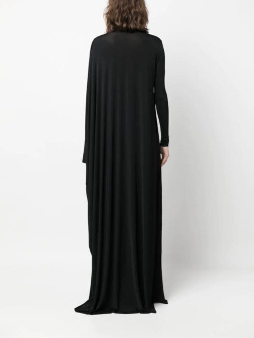 Balenciaga  funnel-neck long-sleeve dress - Image 4