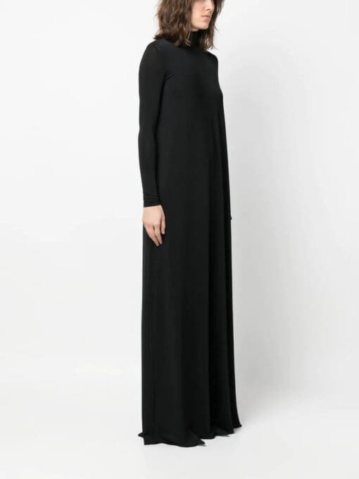 Balenciaga  funnel-neck long-sleeve dress - Image 3