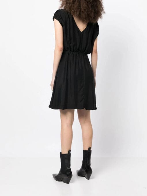 Armani Exchange  gathered-waist detail dress - Image 4