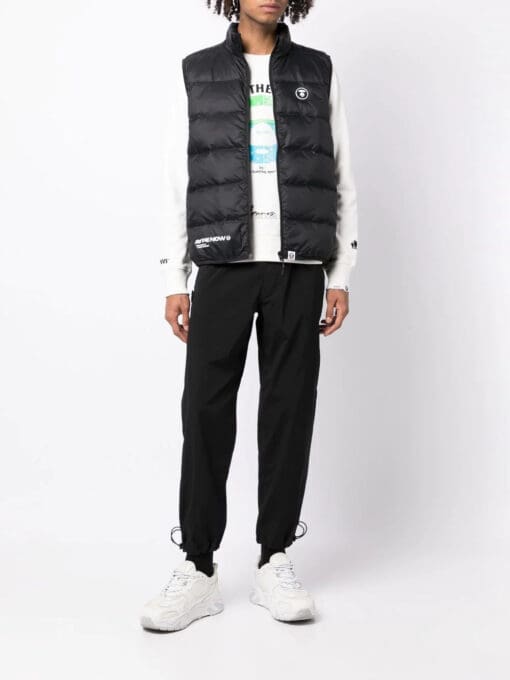 AAPE BY *A BATHING APE®  quilted down-padded gilet - Image 2