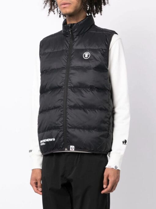 AAPE BY *A BATHING APE®  quilted down-padded gilet - Image 3