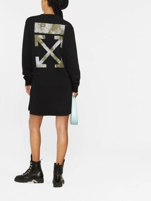 Off-White  logo-print mini dress - Image 4