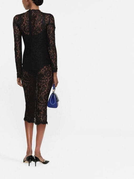 Dolce & Gabbana  layered lace midi dress - Image 3