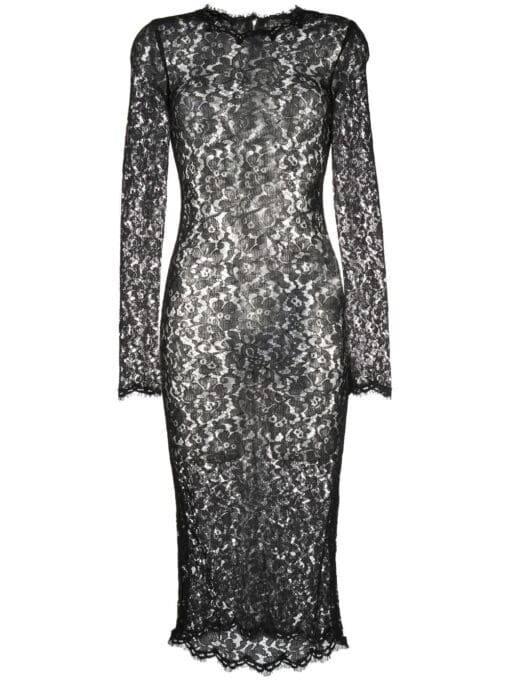 Dolce & Gabbana  layered lace midi dress