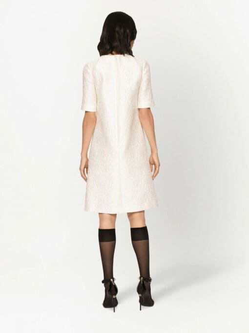 Dolce & Gabbana  brocade short-sleeve dress - Image 4